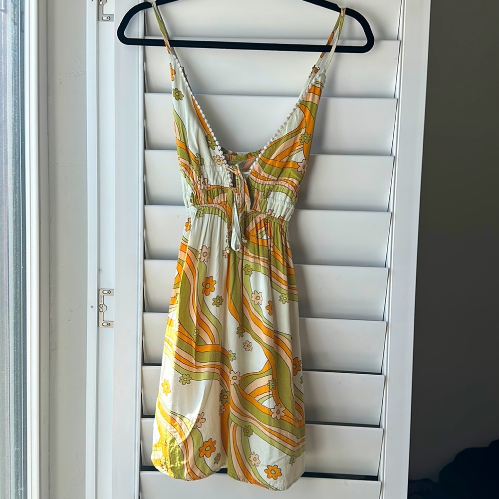 Floral 70s style dress